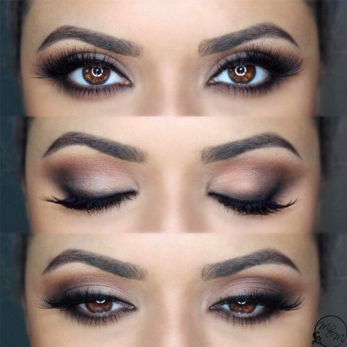 senior picture makeup ideas for brown eyes