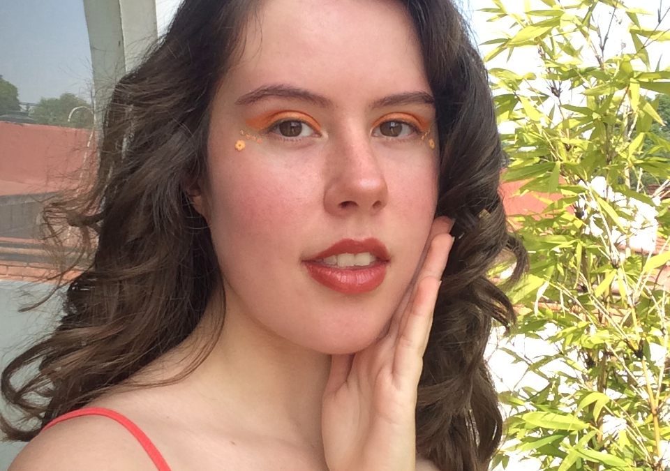 Orange Autumn Vibes makeup!