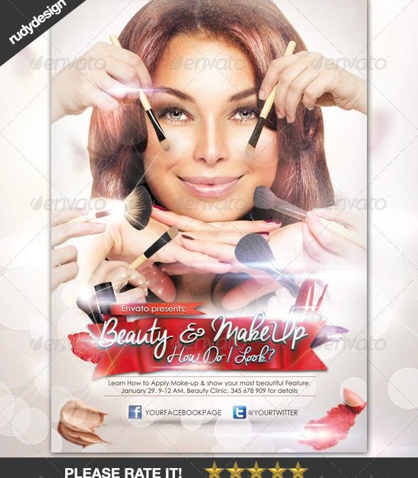 Trends : Best sell makeup flyer ideas