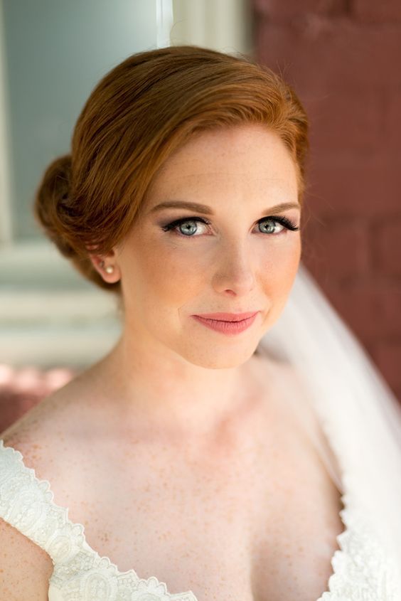 wedding makeup ideas for redheads