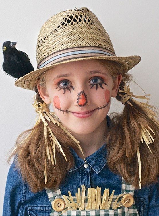 scarecrow toddler makeup ideas.