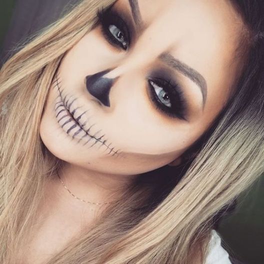 scary makeup ideas easy