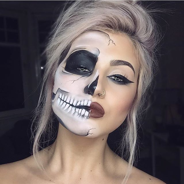 simple halloween makeup ideas pinterest