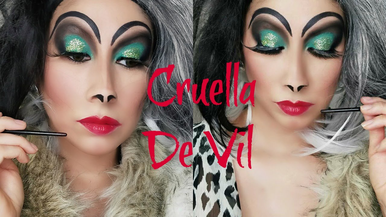 makeup ideas for cruella deville