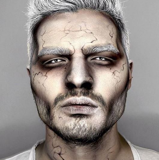 scary makeup ideas male