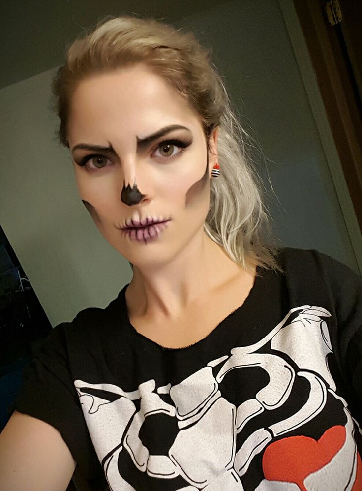 simple halloween costume and makeup ideas