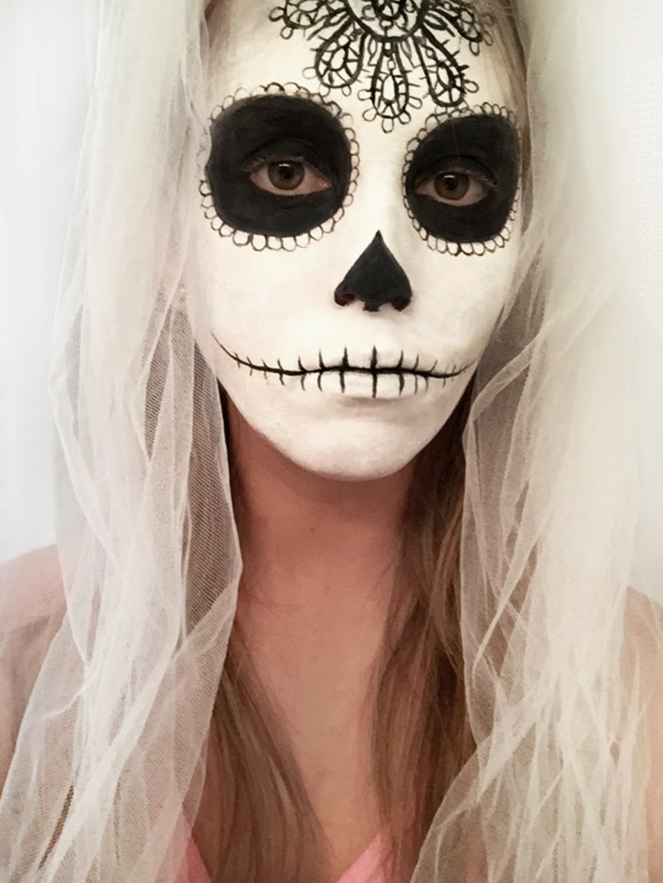 easy face makeup ideas for halloween