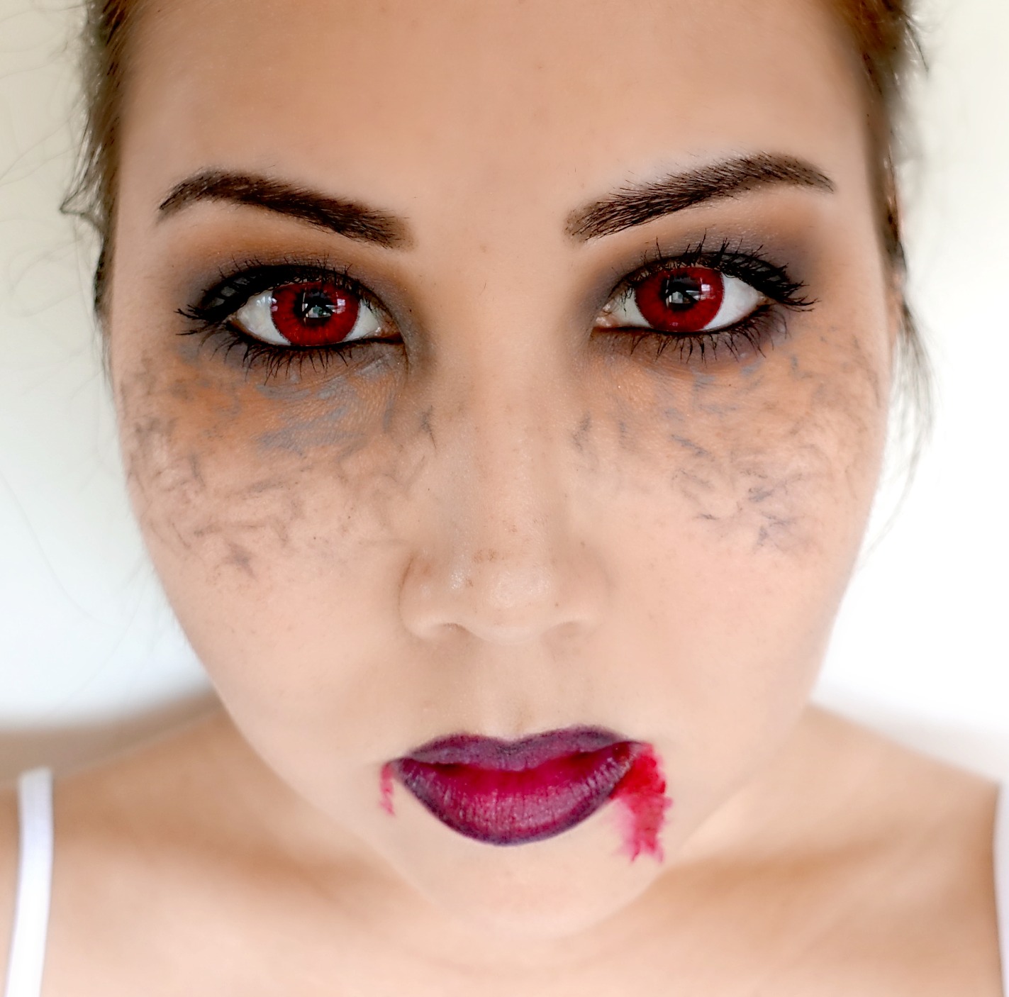 scary halloween makeup easy to do