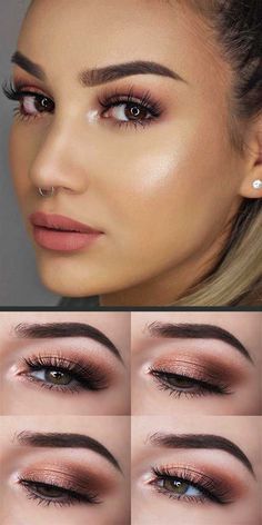 easy natural makeup for brown eyes