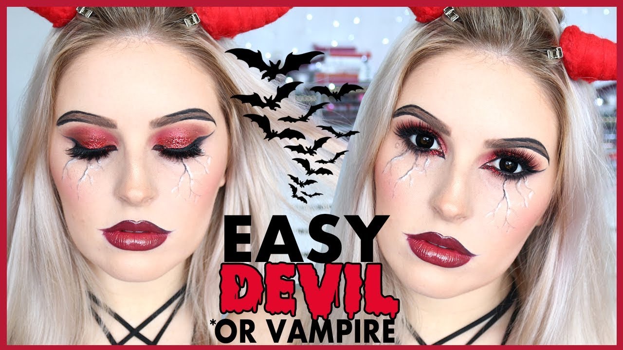 simple devil makeup ideas
