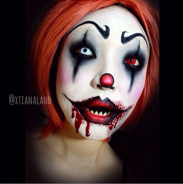 clown makeup ideas scary