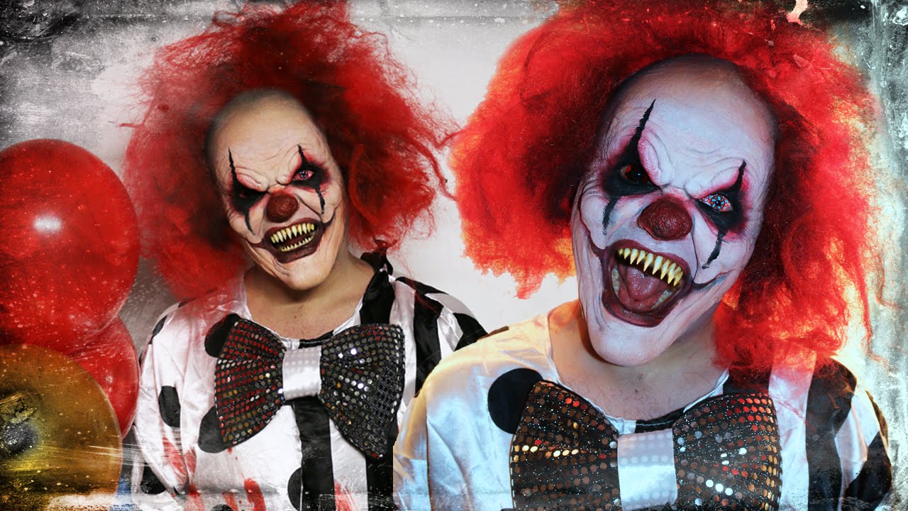 scary clown makeup ideas