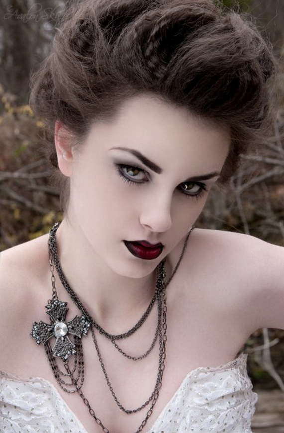 gothic bride makeup ideas