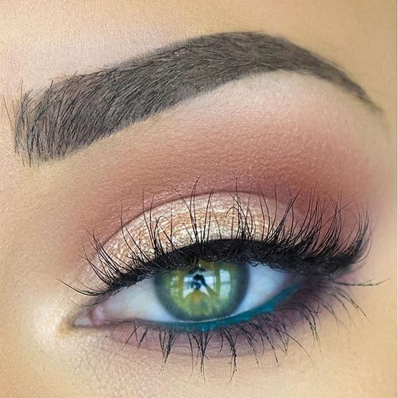 natural makeup ideas for green eyes