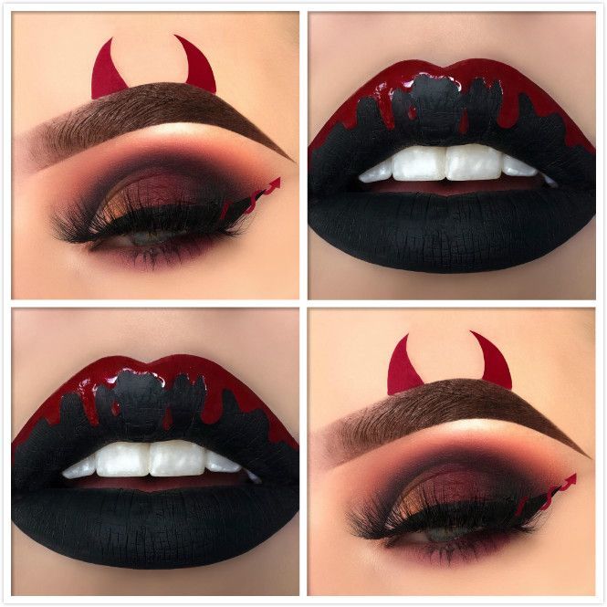 simple devil makeup ideas