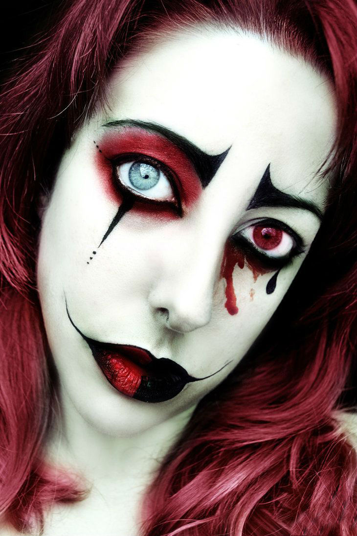 sexy and cool holloween makeup ideas for woman