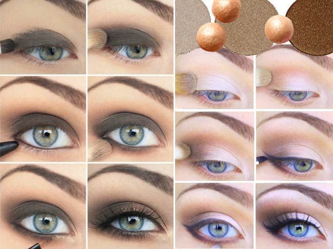 makeup ideas for brown hair blue eyes