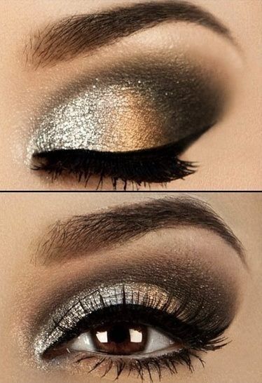 silver eywshadow makeup ideas