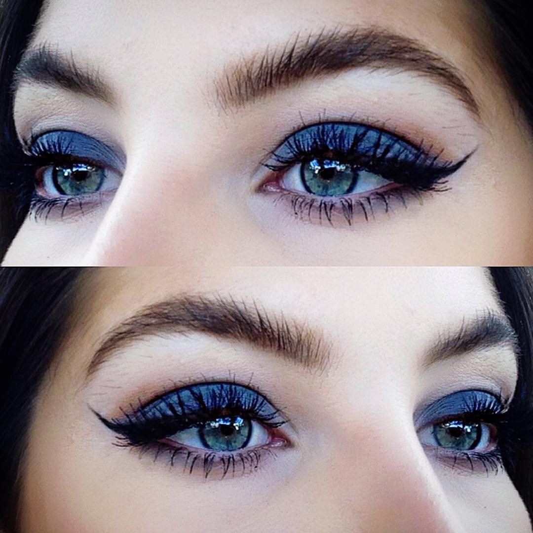 blue eyeshadow makeup ideas