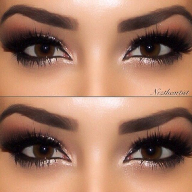 natural makeup ideas for brown eyes