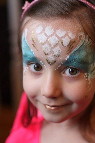 mermaid makeup ideas for little girl