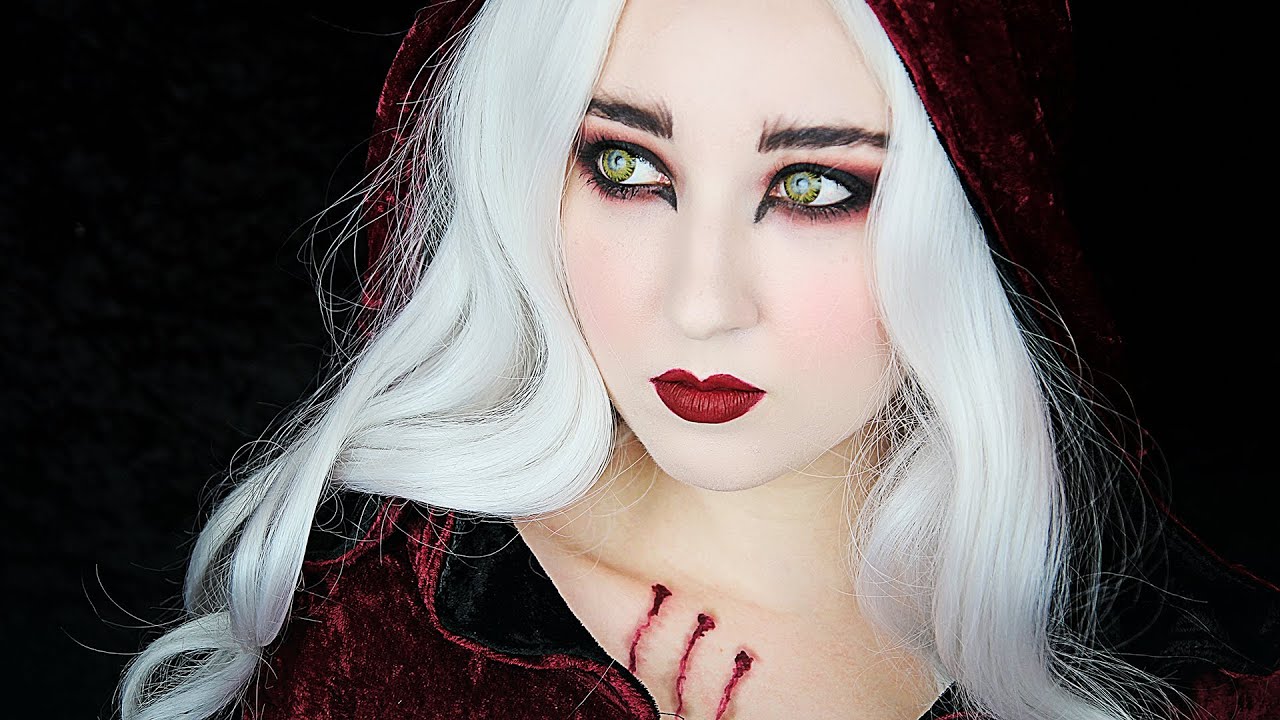 scary red riding hood makeup ideas