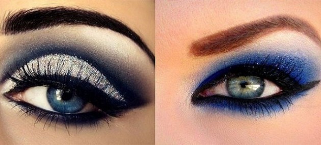 blue eyeshadow makeup ideas