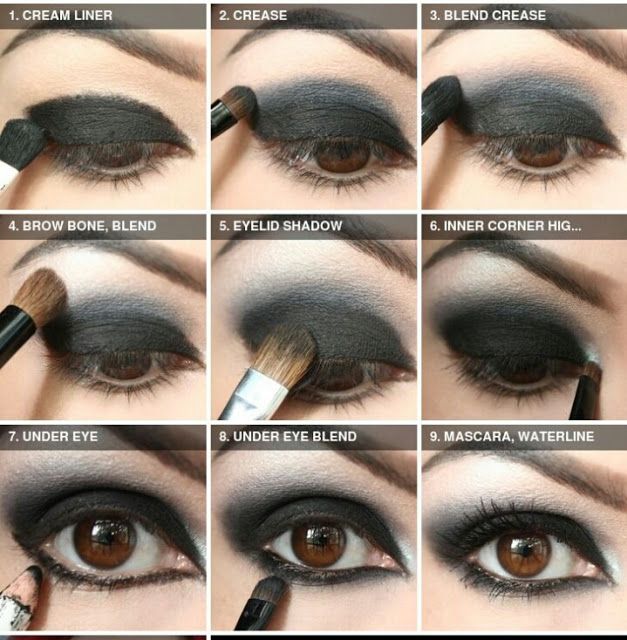 simple goth makeup ideas