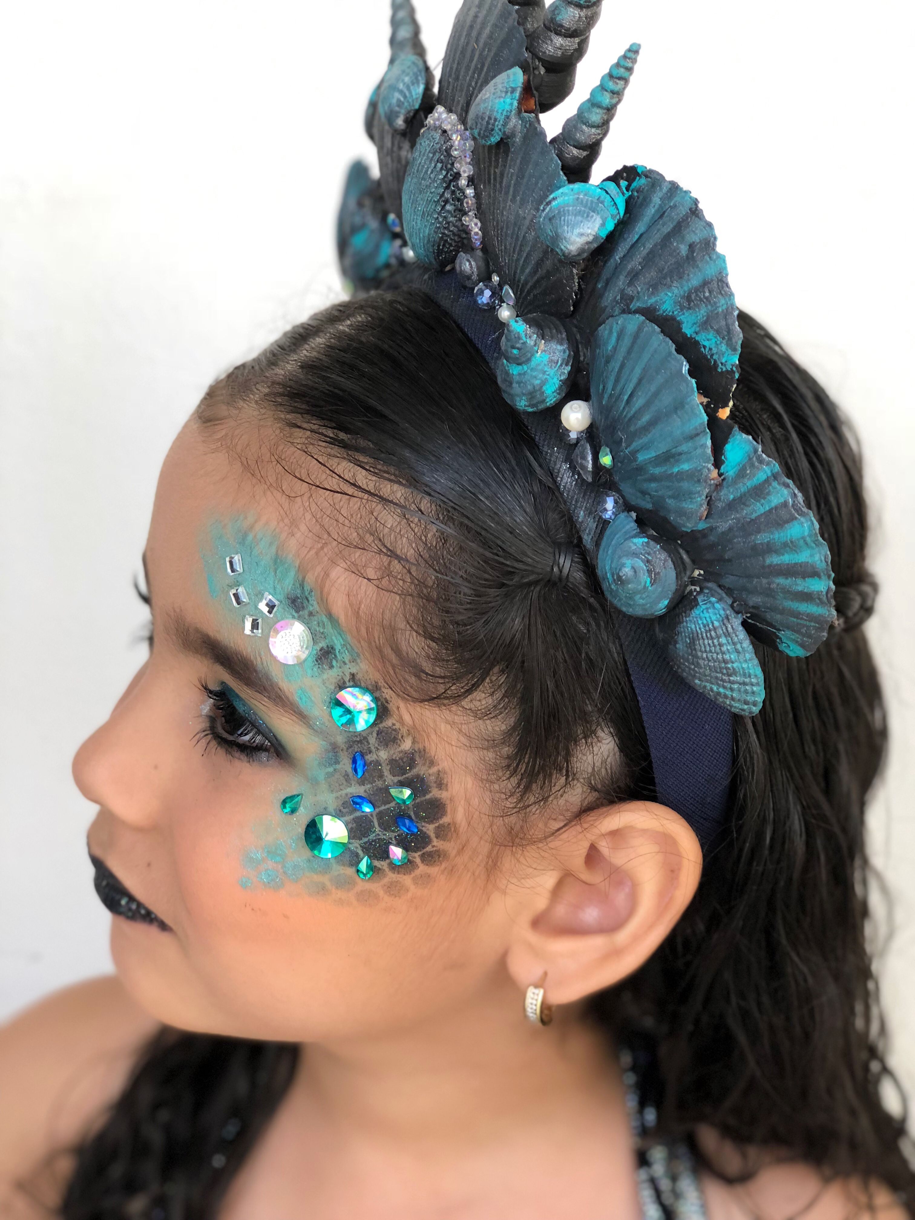 mermaid makeup ideas for little girl