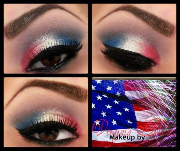 makeup ideas for 4th of july