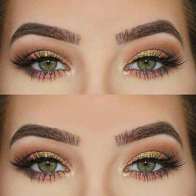 natural eyeshadow looks for green eyes