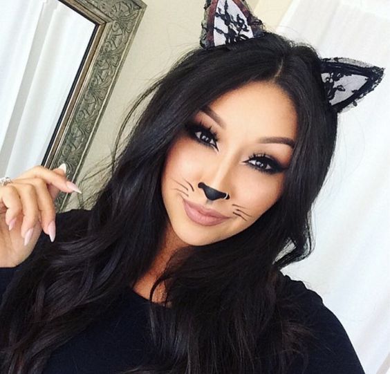 easy cat makeup tips for halloween