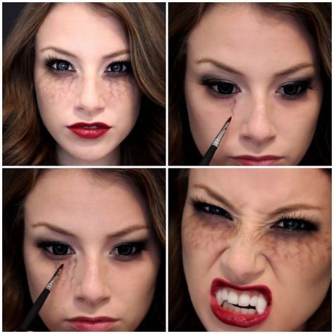 makeup ideas for halloween vampire