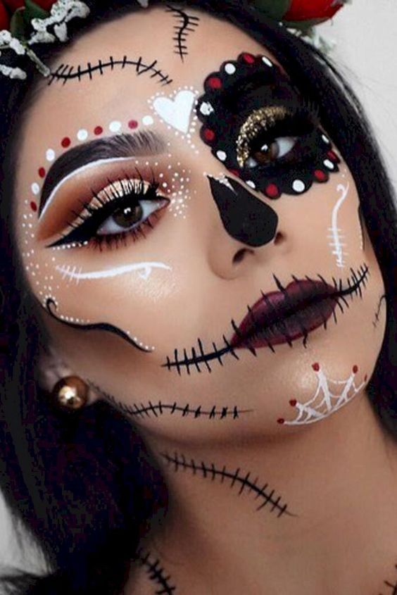 simple scary halloween makeup ideas