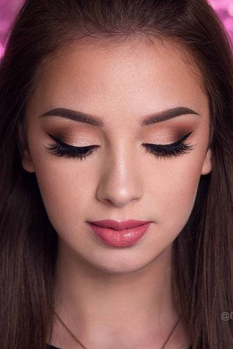 semi formal makeup idea for teenage girl