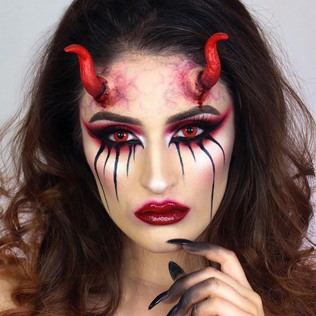 devil makeup ideas for halloween