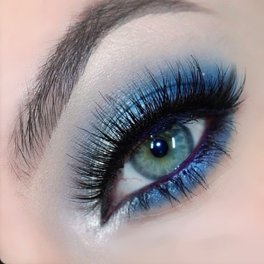 prom makeup ideas for blue eyes
