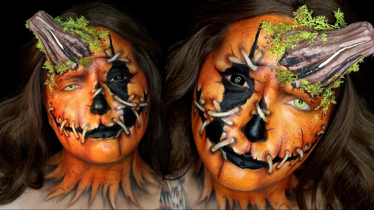 scary pumpkin makeup ideas