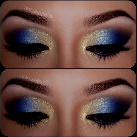 royal blue dress makeup ideas