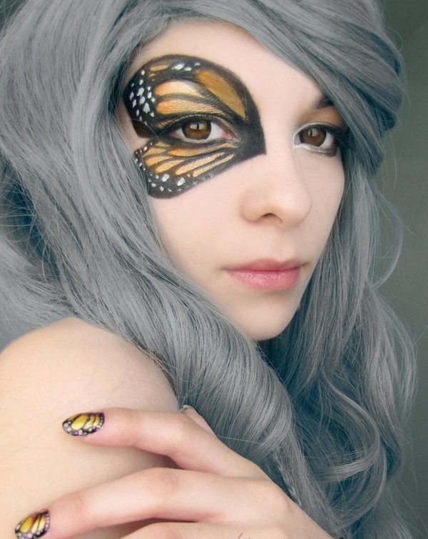 simple butterfly makeup ideas