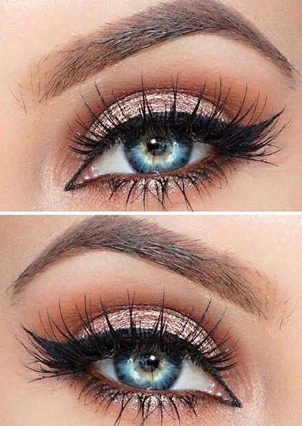prom makeup ideas for blue eyes