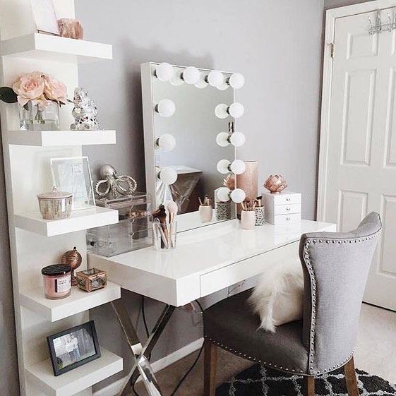 makeup table ideas for bedroom