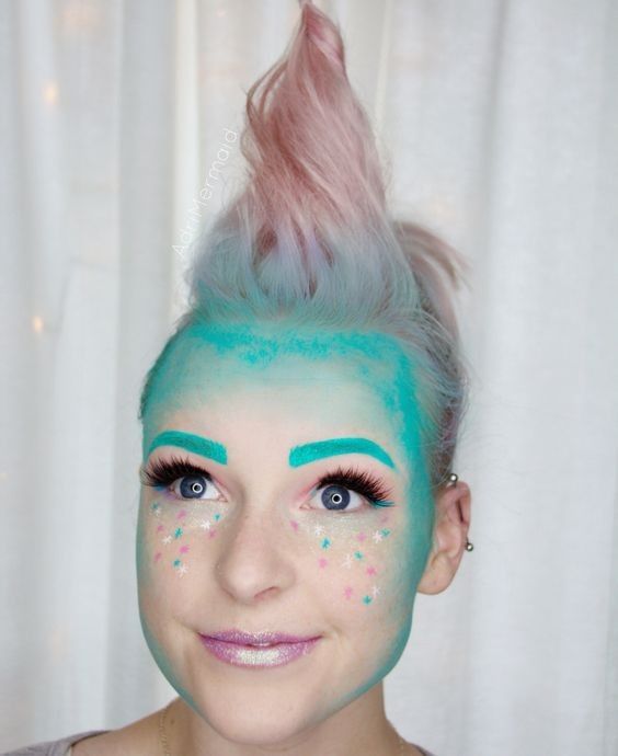 unicorn face makeup ideas
