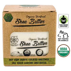 Organic Shea Butter Box front