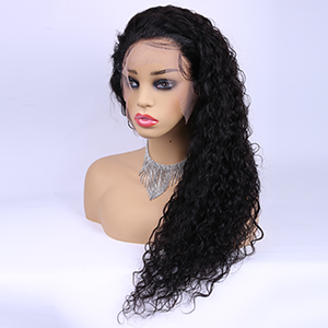 Maxine Water Wave Wig 360 Lace Frontal Wig Pre Plucked with Baby Hair 130% Density