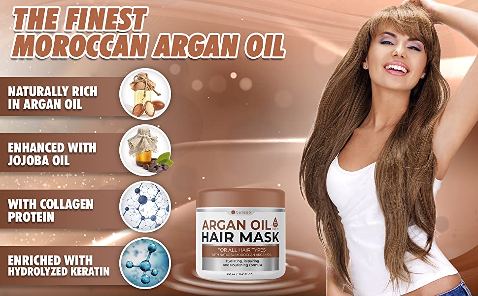 moroccan argan oil hair mask moisturizer