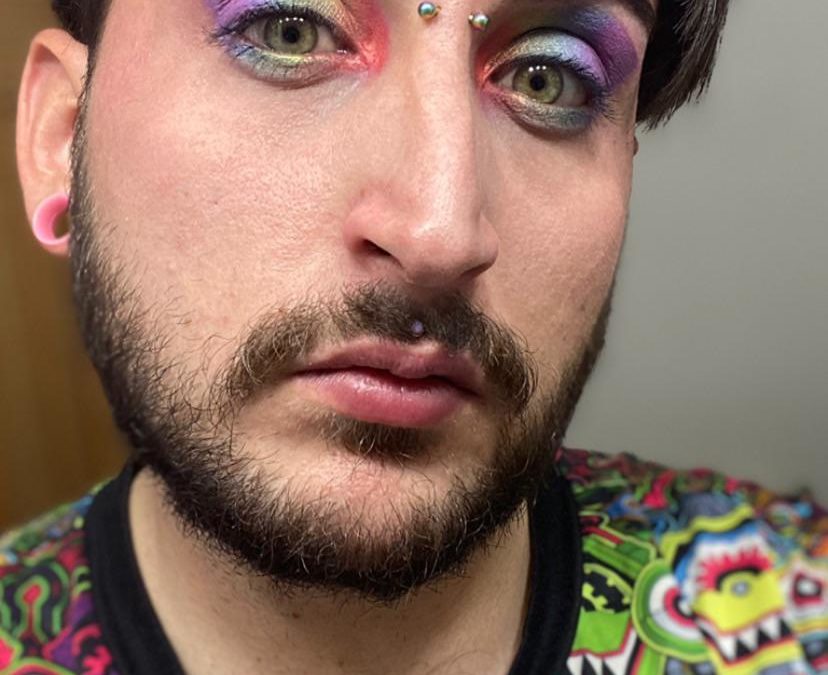 Rainbow NYE Look, this time with Shimmers instead of Mattes