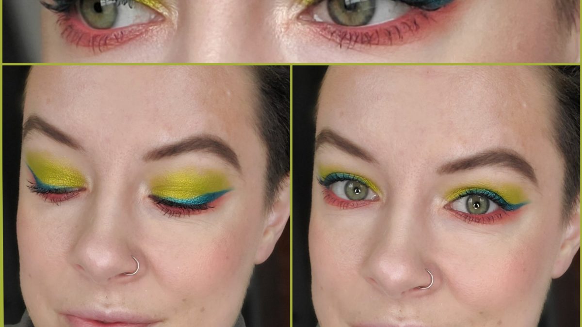 Fun look with blocked colors!  Simple, bright and unexpected 💚