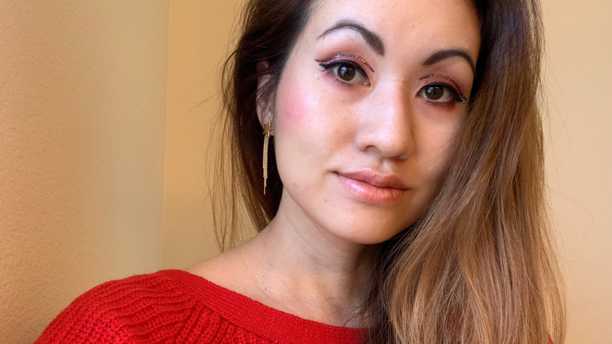 I tried a red eye look for Lunar New Year