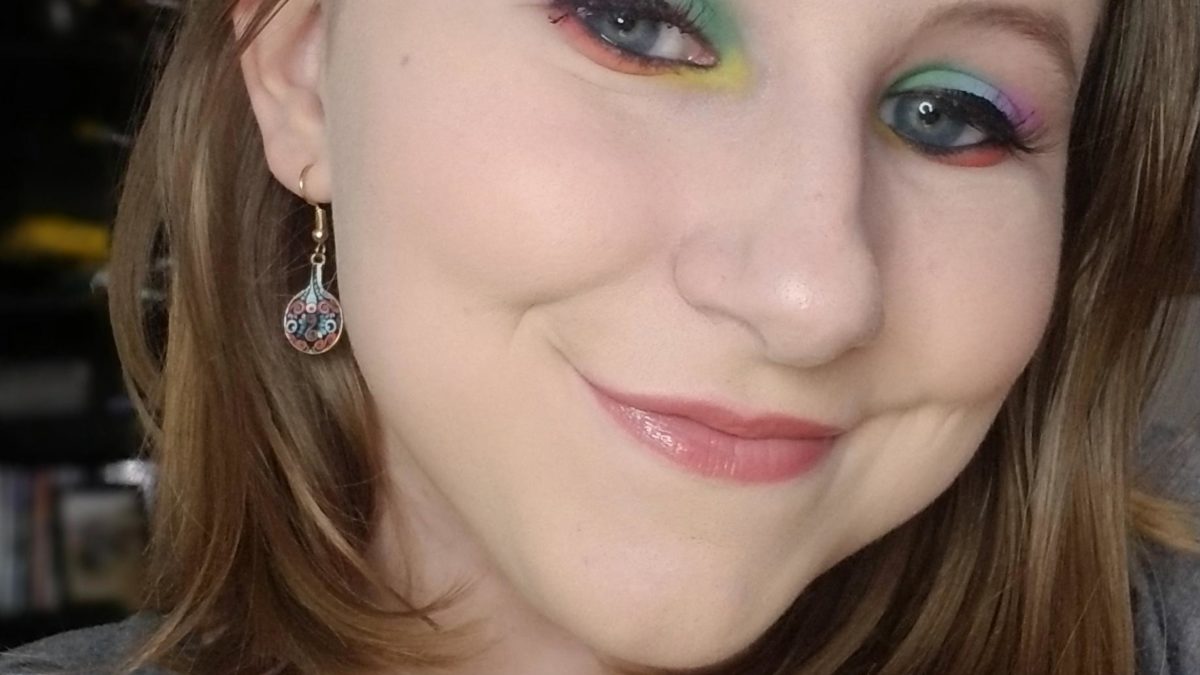 So so much in this gorgeous rainbow look today